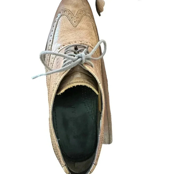 Cole Haan Grand Cambridge C12915 Brown Brogue Wingtip Oxfords Shoes Size 8.5 - Picture 6 of 8